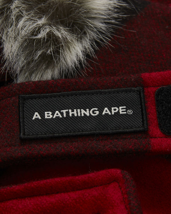 Pánské Parka Bape X Woolrich Arctic Světle Červené | 47185BCJQ