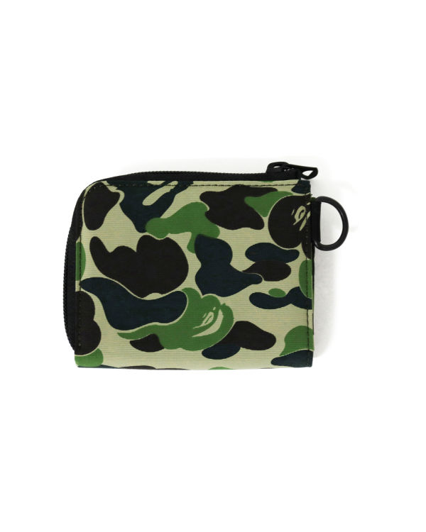 Pánské Peněženky Bape Porter ABC Camo Mini Zelene | 48320MPNE