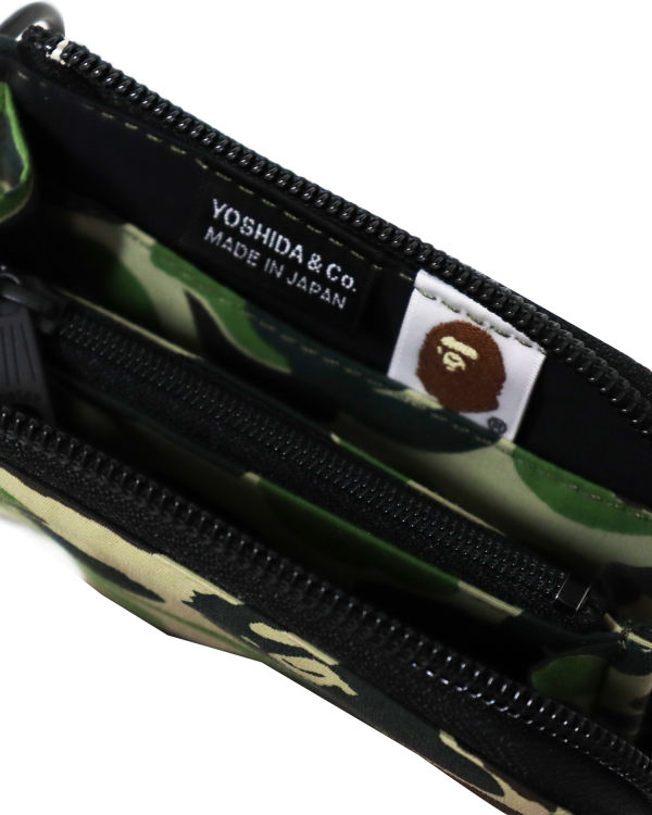 Pánské Peněženky Bape Porter ABC Camo Mini Zelene | 48320MPNE
