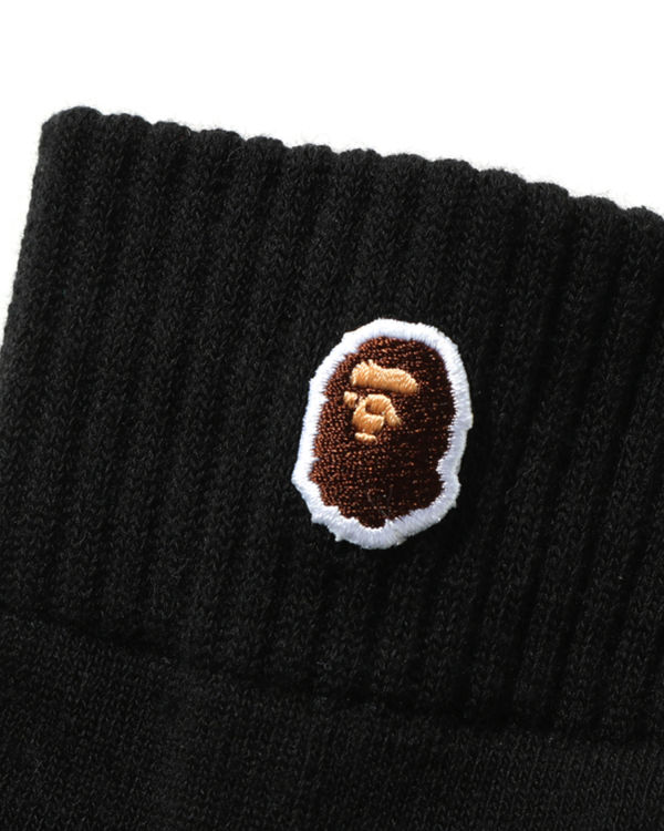 Pánské Ponožky Bape Ape Head One Point Ankle Černé | 47325JOPC