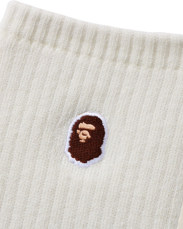 Pánské Ponožky Bape Ape Head One Point Bílé | 38156FQJX