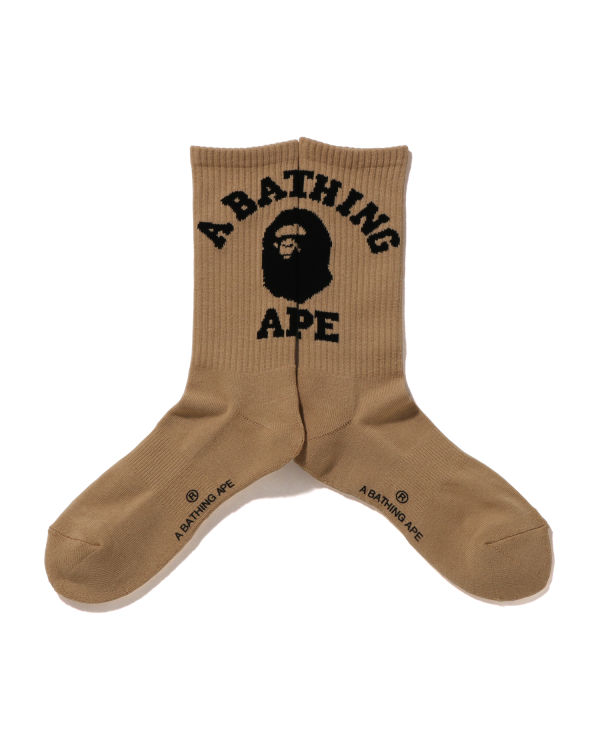 Pánské Ponožky Bape College Béžový | 32896PXUG
