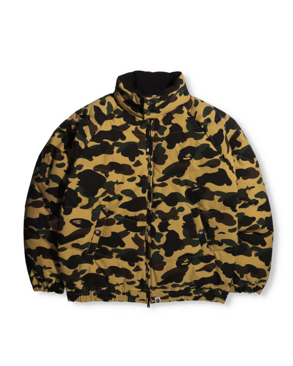 Pánské Péřové Bundy Bape 1st Camo Loose Fit Žluté | 04216GFVW