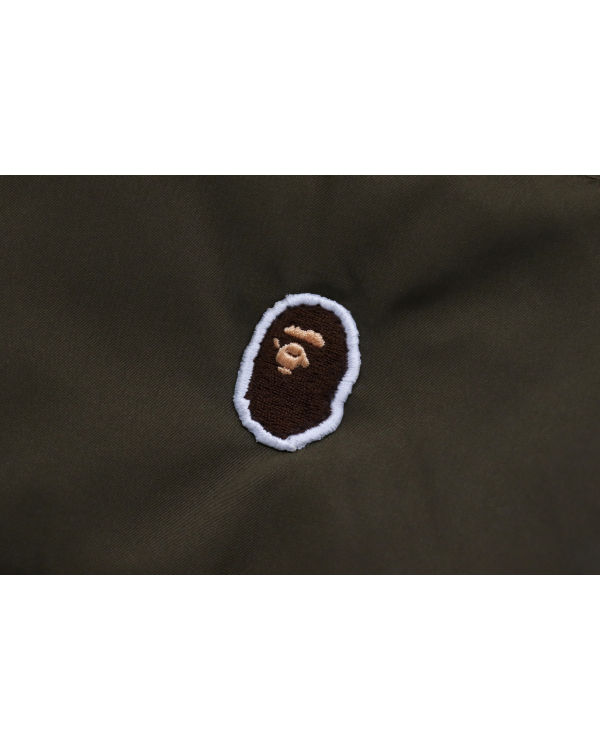 Pánské Péřové Bundy Bape Ape Head One Point Béžový | 21593XMTH