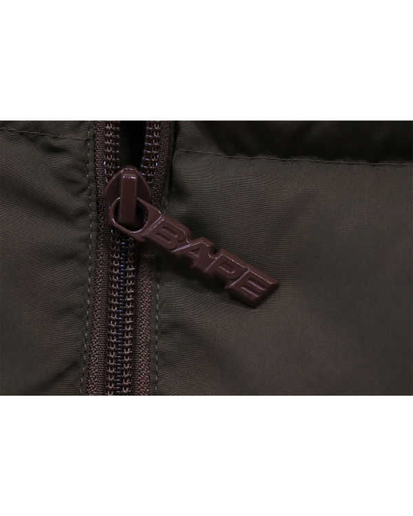 Pánské Péřové Bundy Bape Ape Head One Point Béžový | 21593XMTH