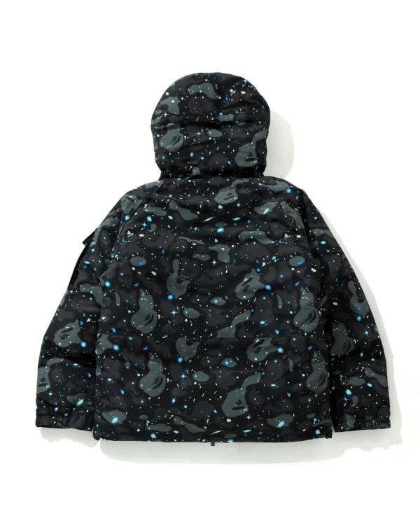 Pánské Péřové Bundy Bape Space Camo Military Loose Fit Černé | 30259RAOF