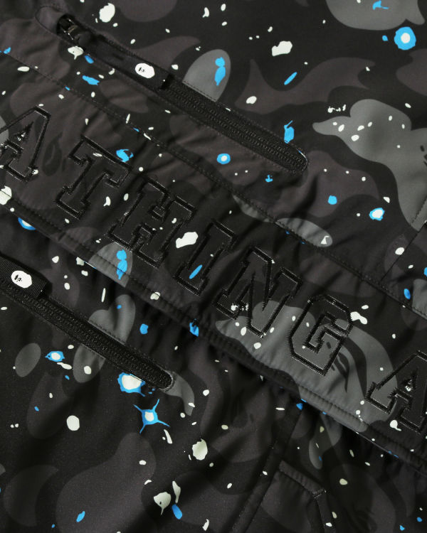 Pánské Péřové Bundy Bape Space Camo Military Loose Fit Černé | 30259RAOF