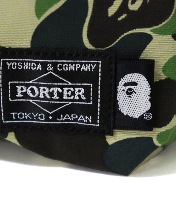 Pánské Taška Do Pasu Bape Porter ABC Camo Zelene | 81037HRWC