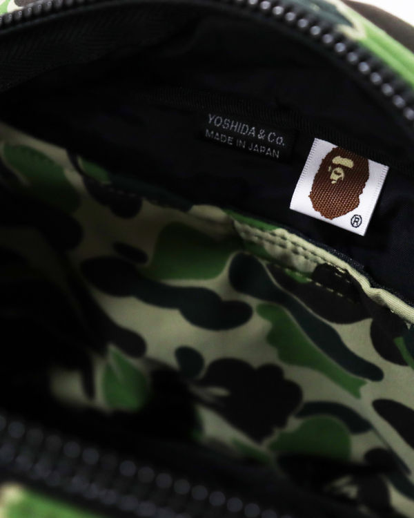Pánské Taška Do Pasu Bape Porter ABC Camo Zelene | 81037HRWC