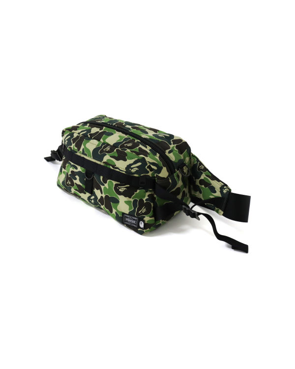 Pánské Taška Do Pasu Bape Porter ABC Camo Zelene | 81037HRWC