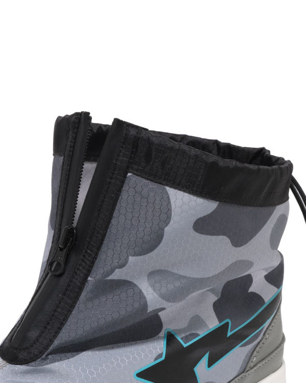 Pánské Tenisky Bape Honeycomb Camo Zip Silniční STA M2 Šedé | 13478YITJ