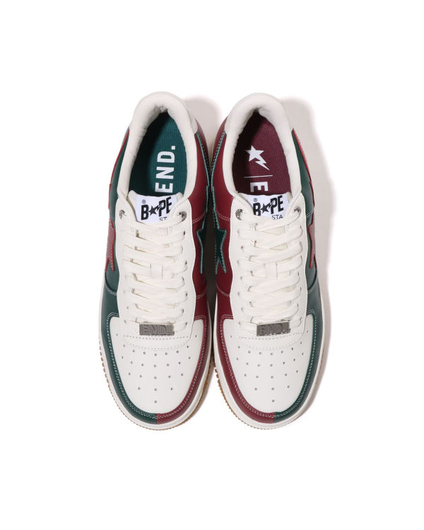 Pánské Tenisky Bape X END. STA M1 Bílé Zelene Červené | 43126EGJT