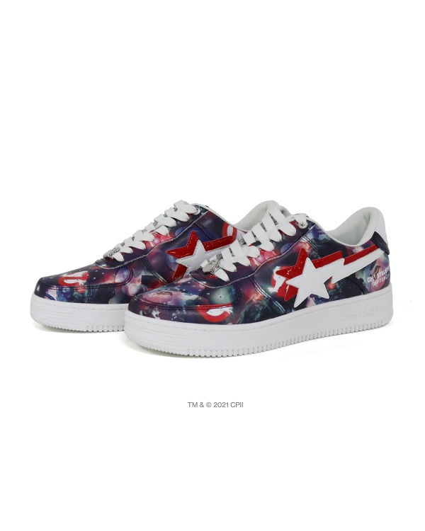 Pánské Tenisky Bape X Ghostbusters Camo Milo Double Sta™ Low Fialové | 28613CTYA
