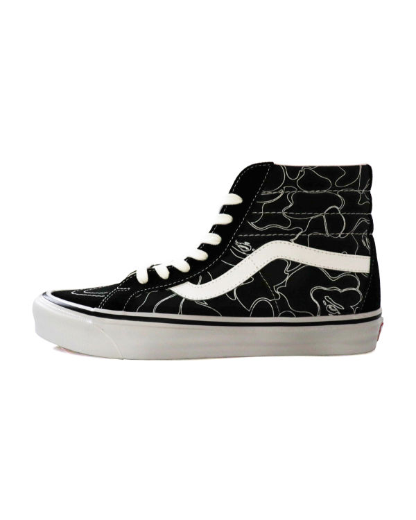 Pánské Tenisky Bape X Vans Line ABC Camo Sk8-Hi Černé | 57908OVJF