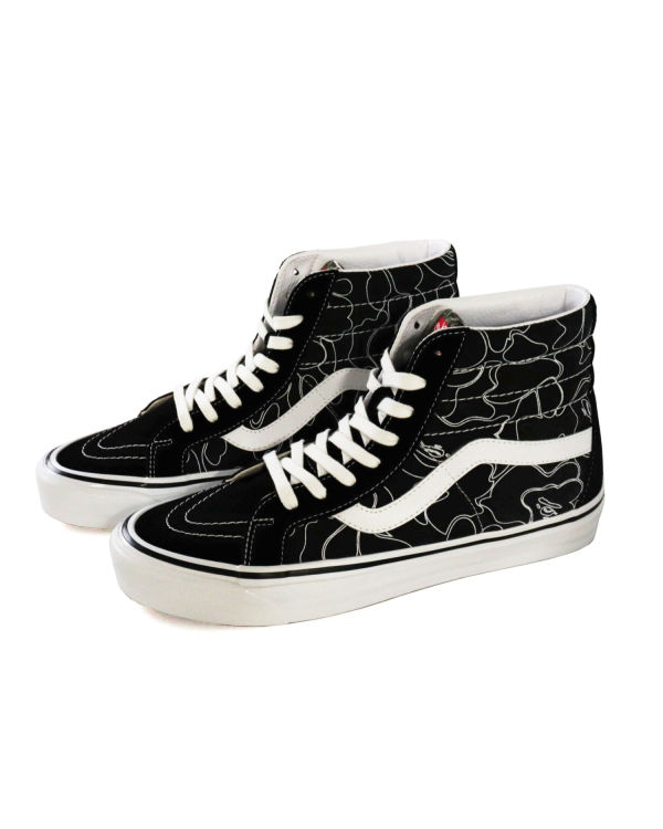 Pánské Tenisky Bape X Vans Line ABC Camo Sk8-Hi Černé | 57908OVJF