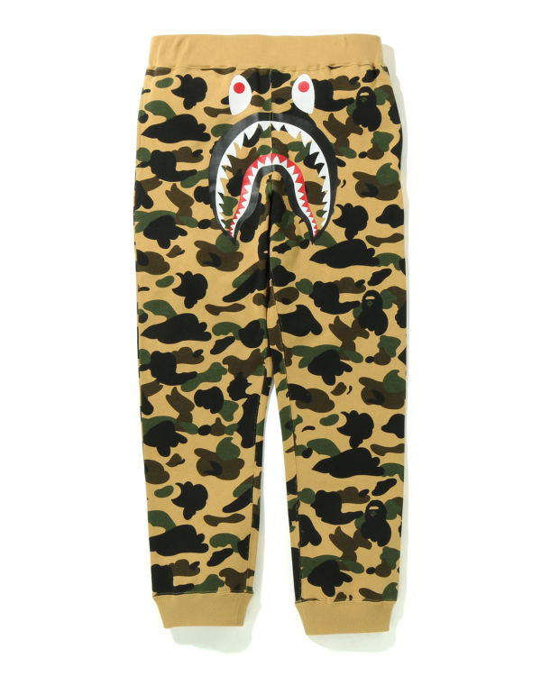 Pánské Tepláky Bape 1st Camo Shark Slim Žluté | 24081GVUS