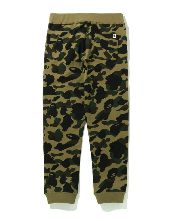 Pánské Tepláky Bape 1st Camo Shark Slim Zelene | 57319ZMAG