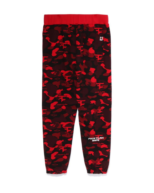 Pánské Tepláky Bape X Faze Clan Světle Červené | 89231NFOV