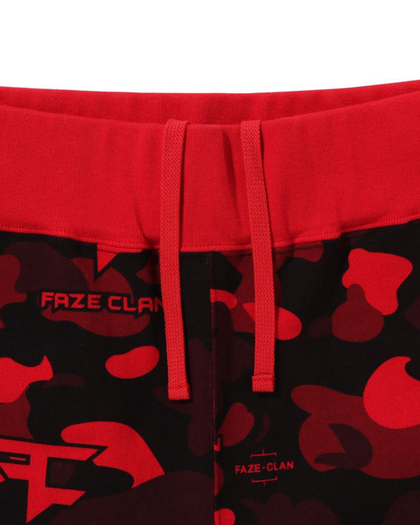 Pánské Tepláky Bape X Faze Clan Světle Červené | 89231NFOV