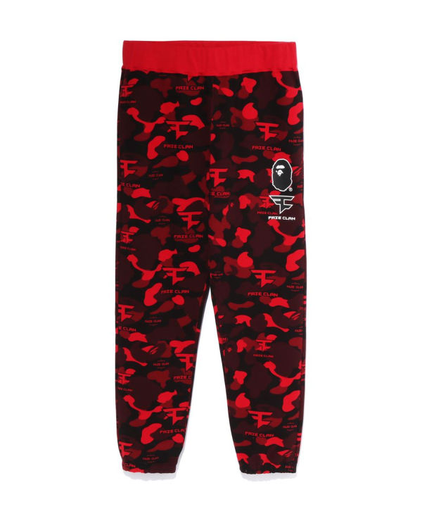 Pánské Tepláky Bape X Faze Clan Světle Červené | 89231NFOV
