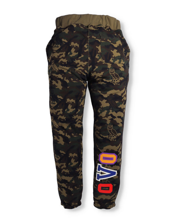 Pánské Tepláky Bape X OVO Woodland Camo Shark Reversible Černé | 34162EXMN