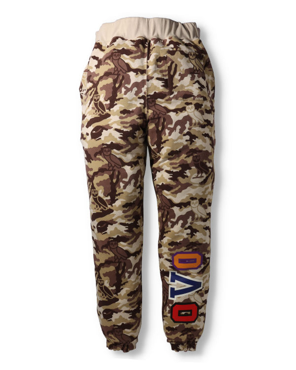 Pánské Tepláky Bape X OVO Woodland Camo Shark Reversible Světle Červené | 78956WZGU