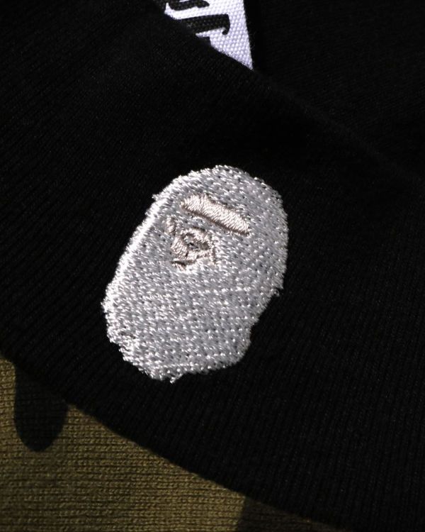 Pánské Tričko Bape 1st Camo Mock Neck Relaxed Fit L/S Zelene | 69472RAGK