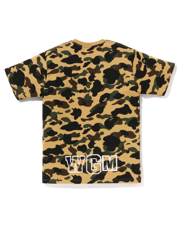 Pánské Tričko Bape 1st Camo Shark Žluté | 92867SPNG