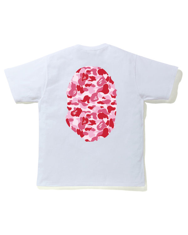 Pánské Tričko Bape ABC Camo Big Ape Head Růžové | 27985YTXN