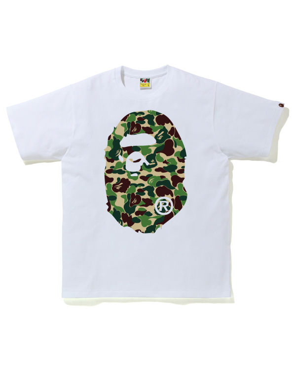 Pánské Tričko Bape ABC Camo Big Ape Head Zelene | 54139PIUC