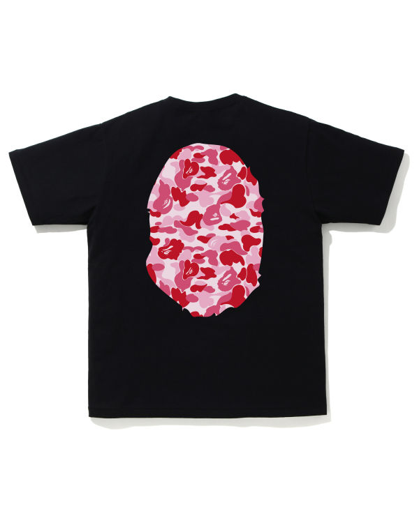 Pánské Tričko Bape ABC Camo Big Ape Head Růžové | 81605IBGQ