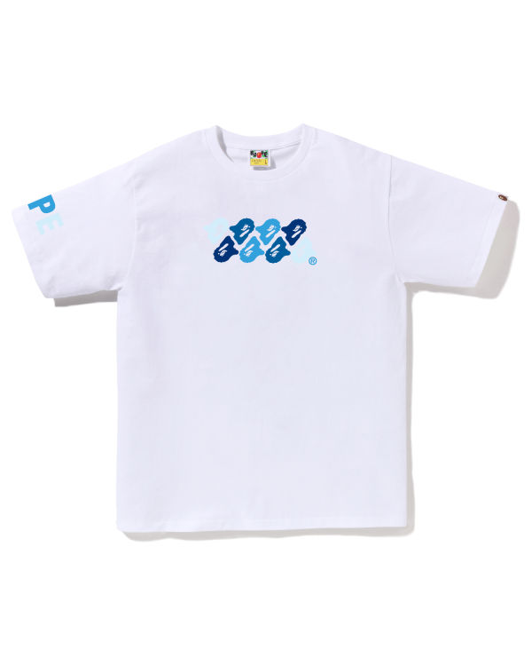 Pánské Tričko Bape ABC Camo Bílé | 47638NIKJ