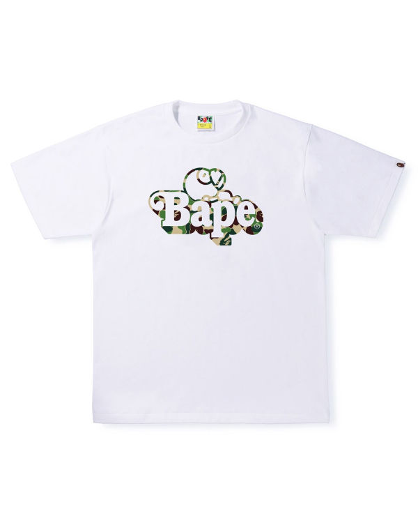 Pánské Tričko Bape ABC Camo Milo On Bílé | 41928RTMF