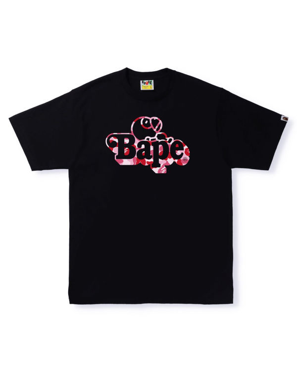 Pánské Tričko Bape ABC Camo Milo On Černé | 69457XUDG
