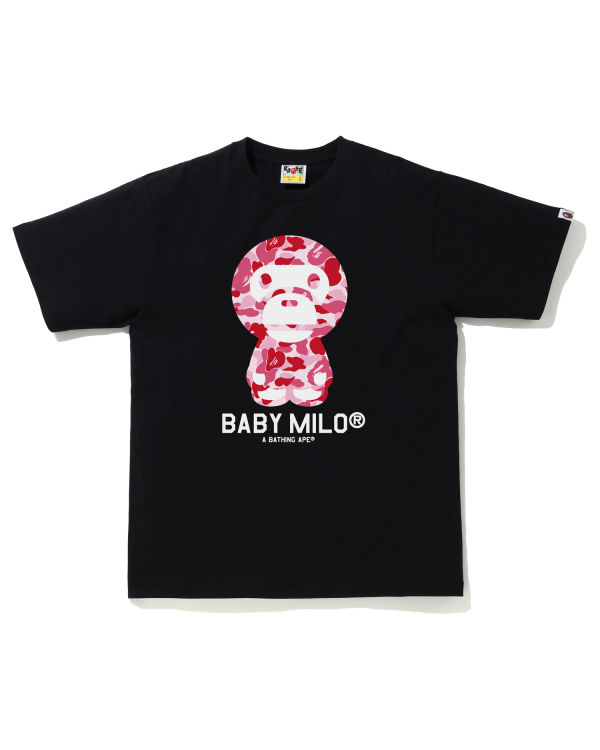 Pánské Tričko Bape ABC Camo Milo Růžové | 79432QDJB
