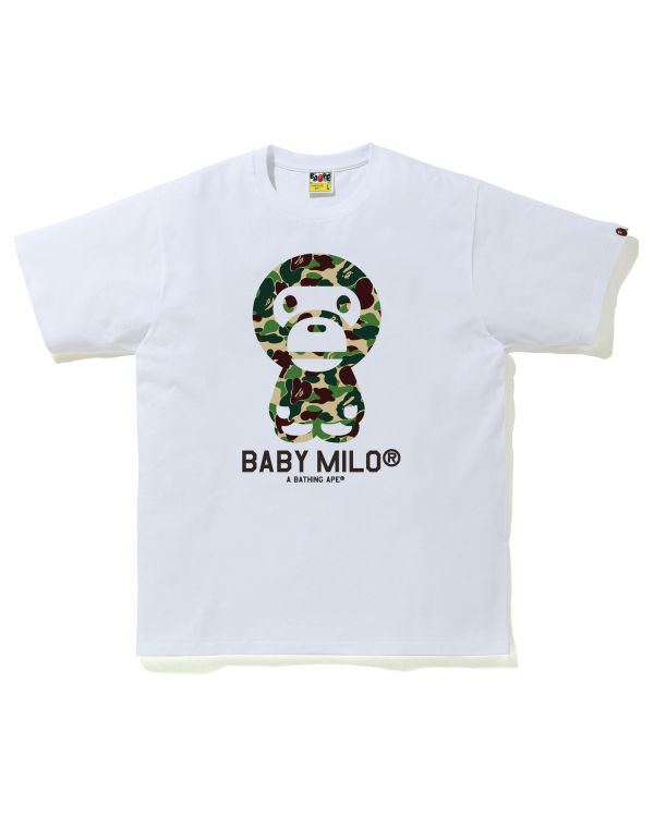 Pánské Tričko Bape ABC Camo Milo Zelene | 86130DTKA