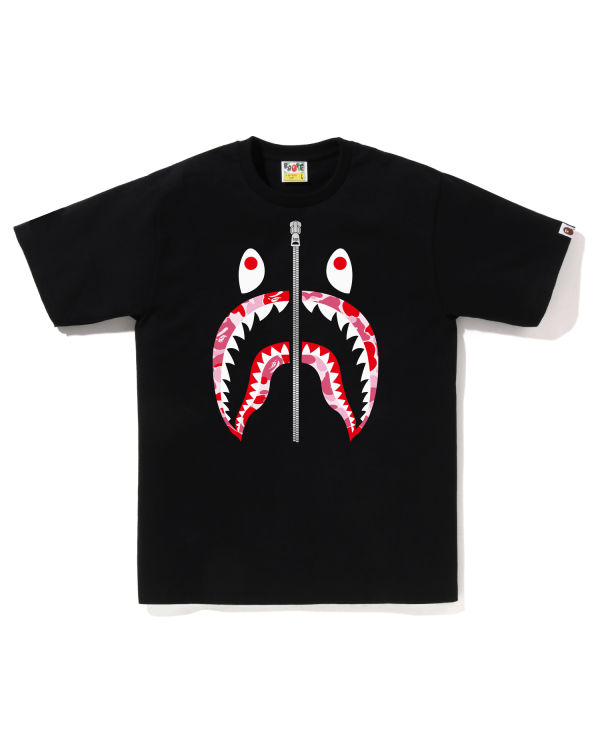 Pánské Tričko Bape ABC Camo Shark Černé | 03489OZCH