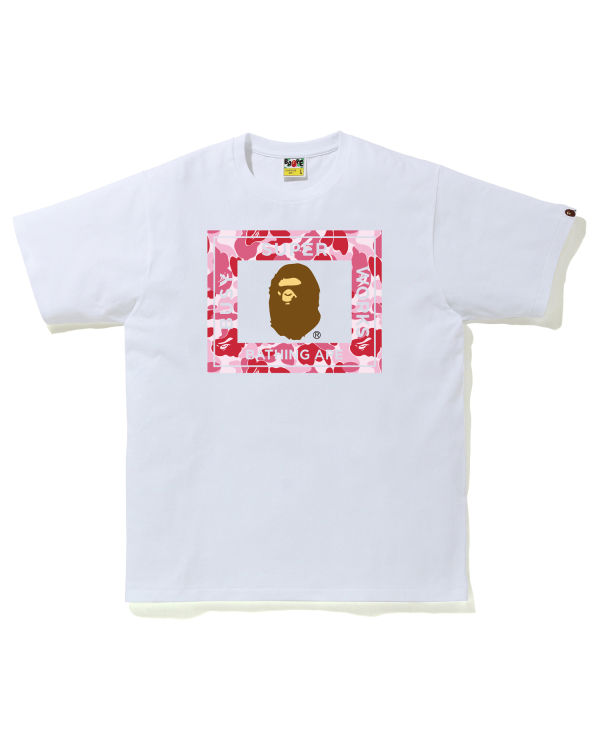 Pánské Tričko Bape ABC Camo Super Busy Works Růžové | 02765BYDF