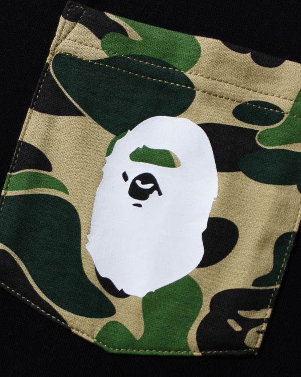 Pánské Tričko Bape ABC Camo pocket Zelene | 17608KRXM