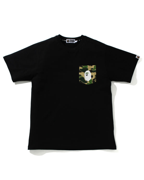Pánské Tričko Bape ABC Camo pocket Zelene | 17608KRXM