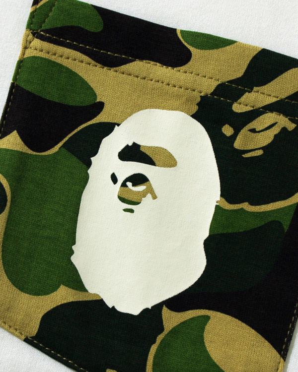 Pánské Tričko Bape ABC Camo pocket Zelene | 94621VFIR