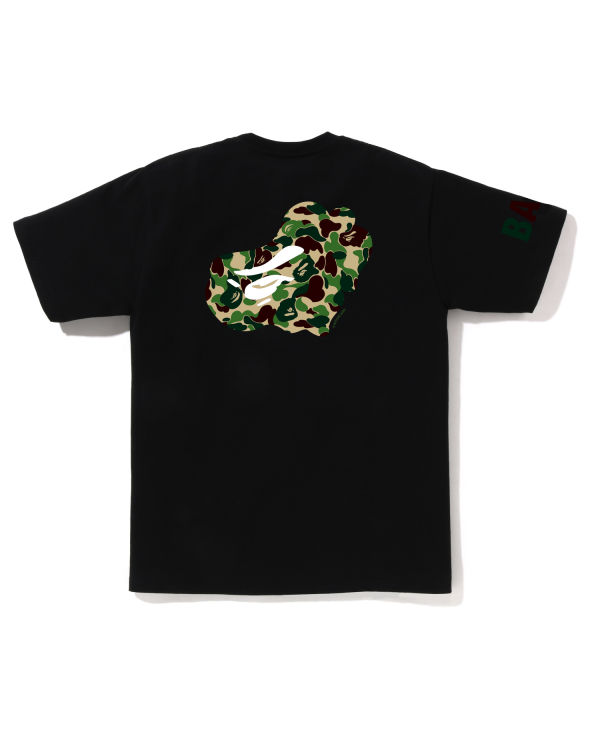 Pánské Tričko Bape ABC Camo Černé | 15470VINQ