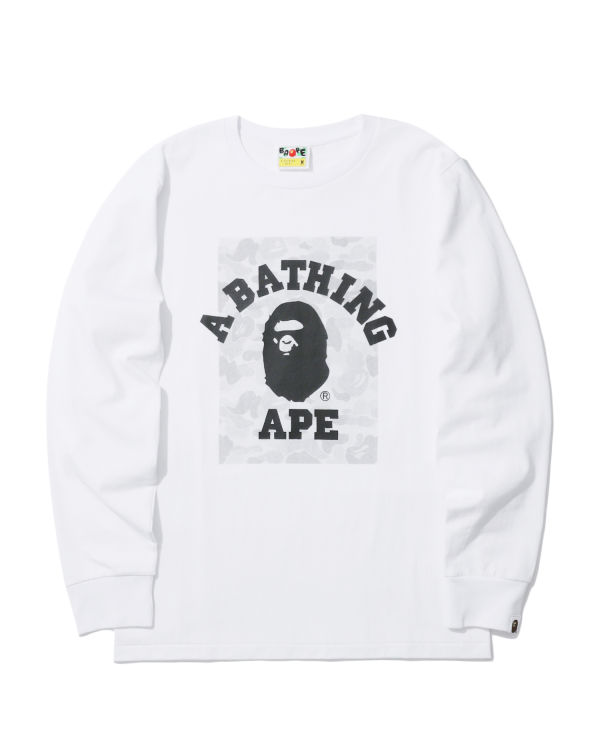 Pánské Tričko Bape ABC Dot Reflective College Bílé | 85743YSCH