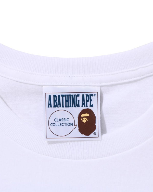 Pánské Tričko Bape Ape Bílé | 27614USBT