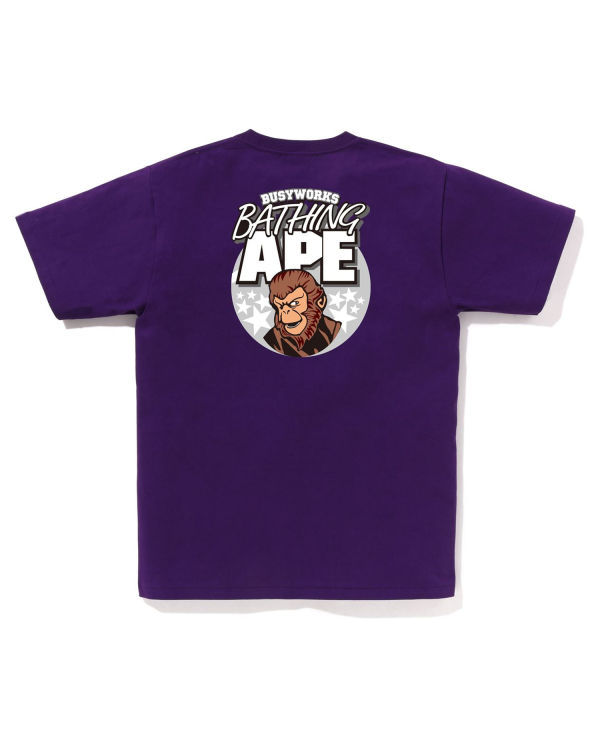 Pánské Tričko Bape Ape Fialové | 20187BRVQ