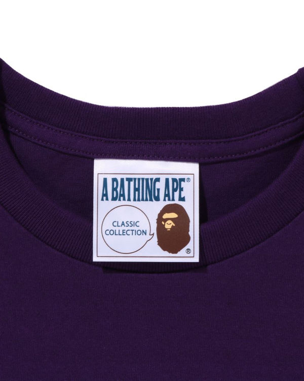Pánské Tričko Bape Ape Fialové | 20187BRVQ