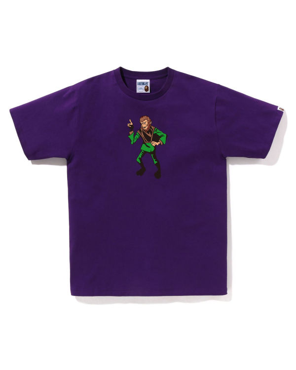 Pánské Tričko Bape Ape Fialové | 20187BRVQ