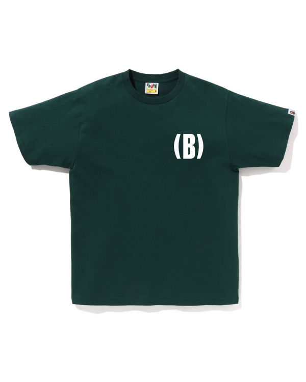 Pánské Tričko Bape B One Point Tmavě Zelene | 06974LOXW