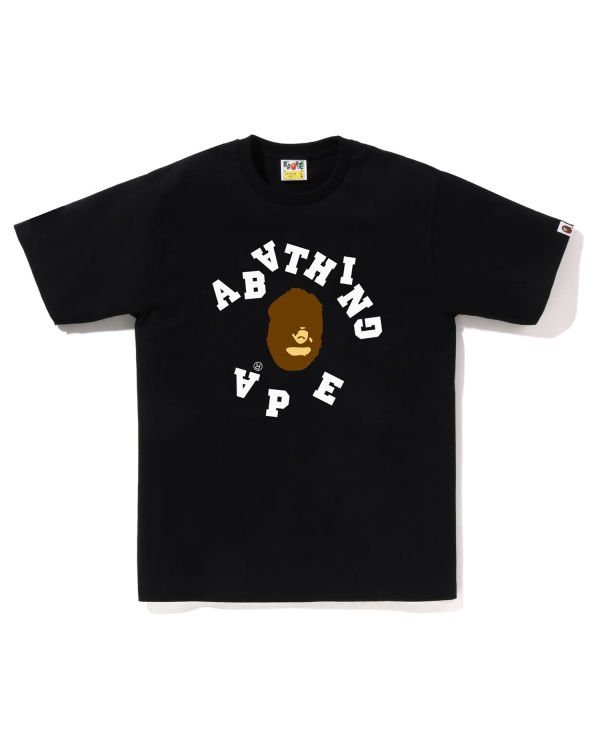 Pánské Tričko Bape Broken College Černé | 36159PMWF