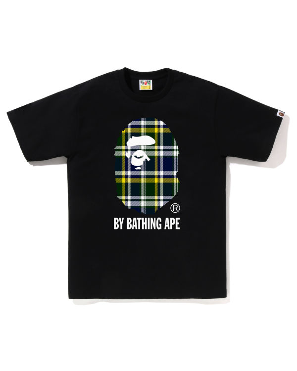 Pánské Tričko Bape Check By Bathing Ape Černé | 24170VTLQ